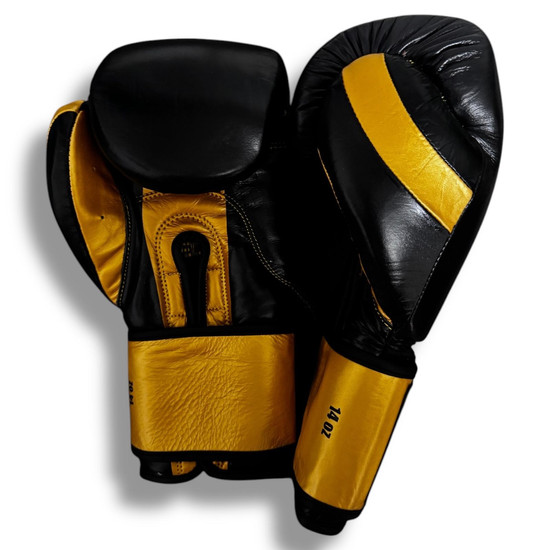 Premium Fighter - Hero PRO (fekete/arany) - Boxkesztyű - 10oz